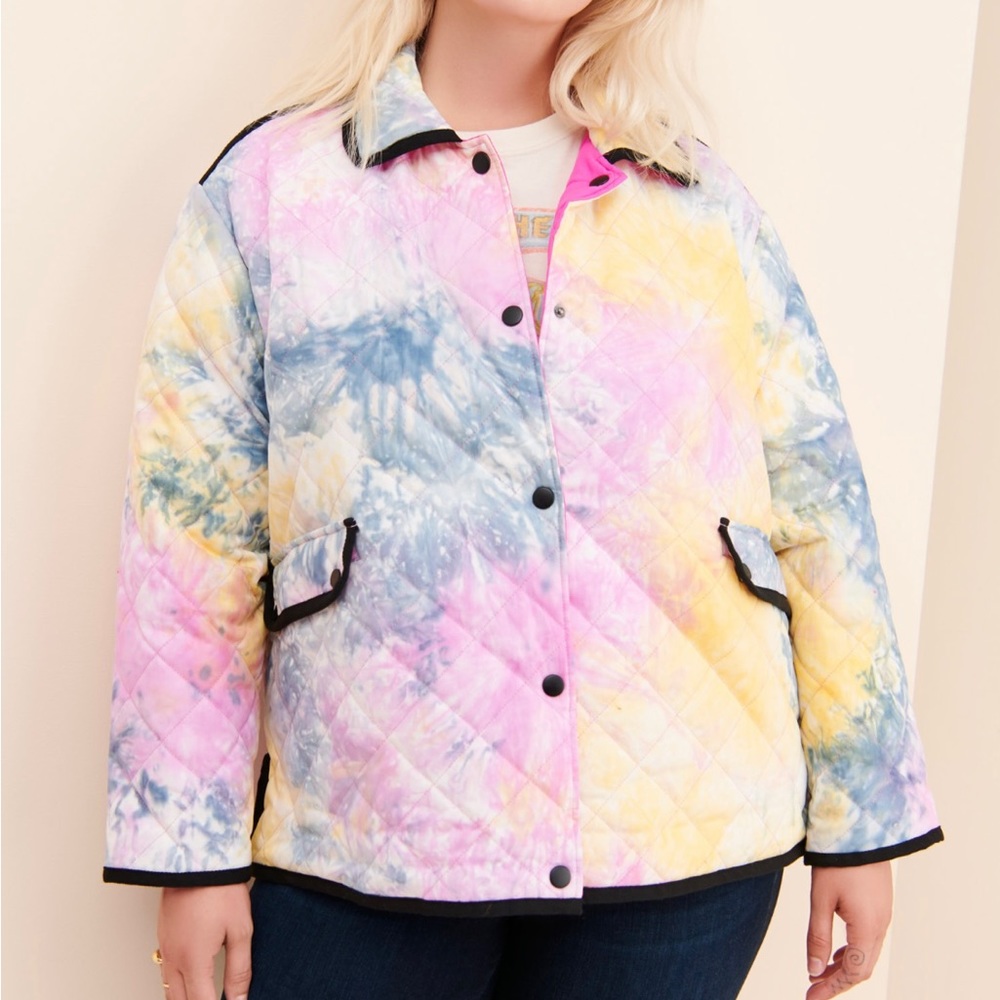 Avec Les Filles Multicolor Quilted Jacket